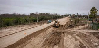 Se reinicia la obra de pavimentación del acceso norte a Concepción del Uruguay