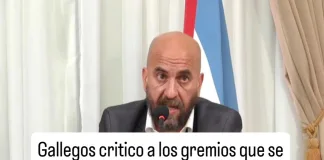 Gallegos criticó a los gremios que se oponen a la reforma del IOSPER por perder privilegios