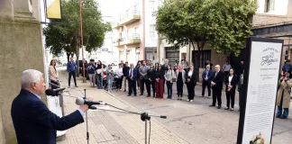 Lauritto en el homenaje a “La Fraternidad”