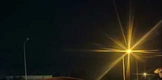 Un auto despistó en el acceso a San José de la Autovía 14