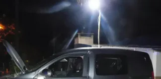 Iba con patentes truchas, se dio a la fuga y terminó preso