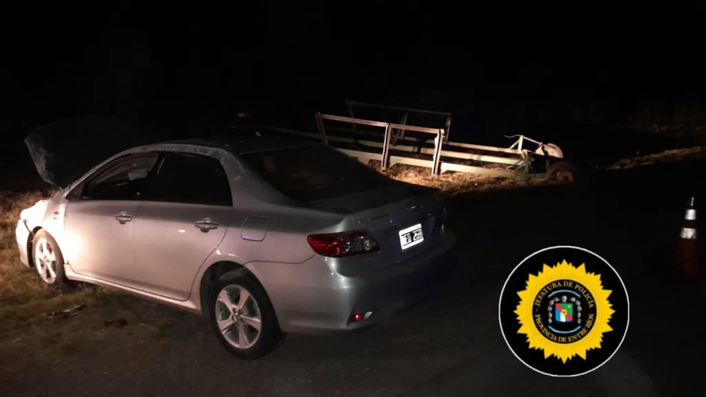 Siniestro vial en Ruta Provincial 23 dejó a un hombre de 77 años con lesiones leves