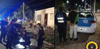 Paraná: Violenta pelea entre grupos rivales terminó con un disparo y un detenido