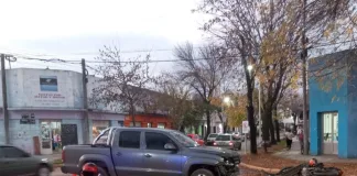 Siniestro vial en Basavilbaso deja gravemente herido a joven motociclista