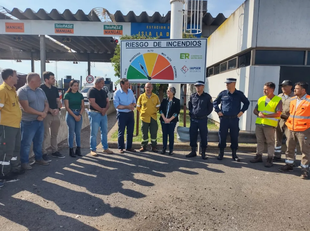 Entre Ríos completó la instalación de cartelería del Programa de Prevención de Incendios Rurales