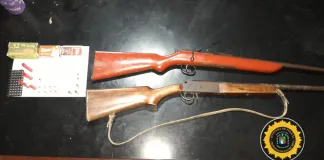 Allanamiento por violencia de género en Arroyo Molino: secuestran armas de fuego