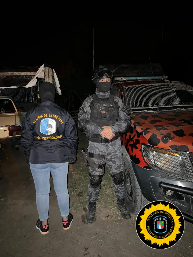 Allanamientos por narcomenudeo en Villaguay: secuestran cocaína, dinero y una moto