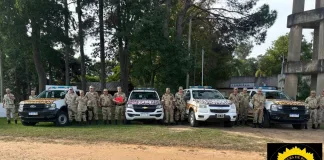 Abigeato en Concordia: Cinco allanamientos, secuestro de armas y detenidos