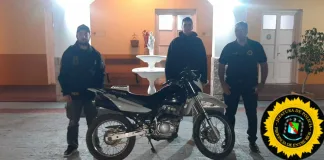 Moto robada en Concepción del Uruguay fue recuperada en Gualeguaychú tras una investigación policial