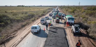 Avanza la repavimentación de la ruta provincial Nº39