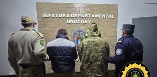 Villa Mantero: Interceptan camioneta con arma, carne de ciervo y silenciador ilegal en operativo nocturno