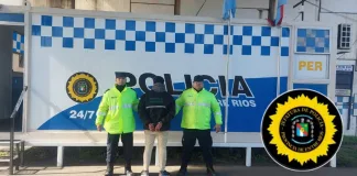 Un hombre de 27 años detenido en el puesto de control vial Concordia con pedido de captura por abuso sexual