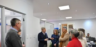 Frigerio visitó las renovadas instalaciones del Tribunal de Cuentas