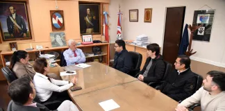 El jefe médico de Puiggari con el Municipio