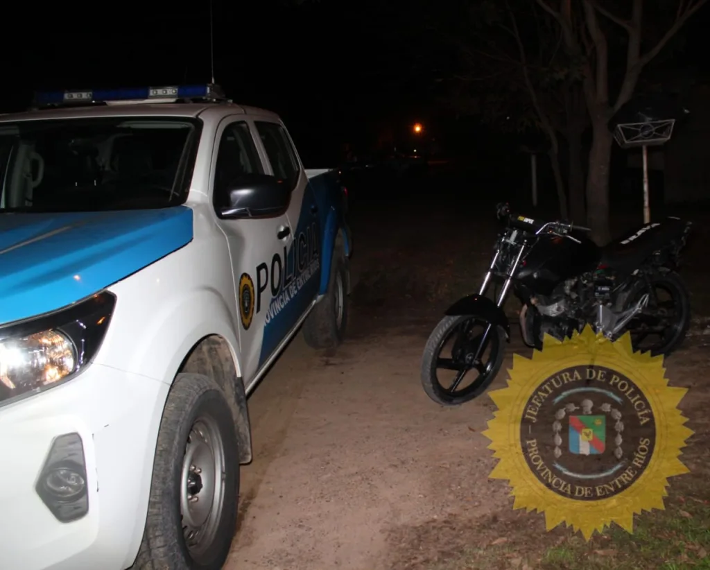 Joven fue aprehendido tras persecución por agresión a la autoridad, resistencia y daños al Estado en Villaguay