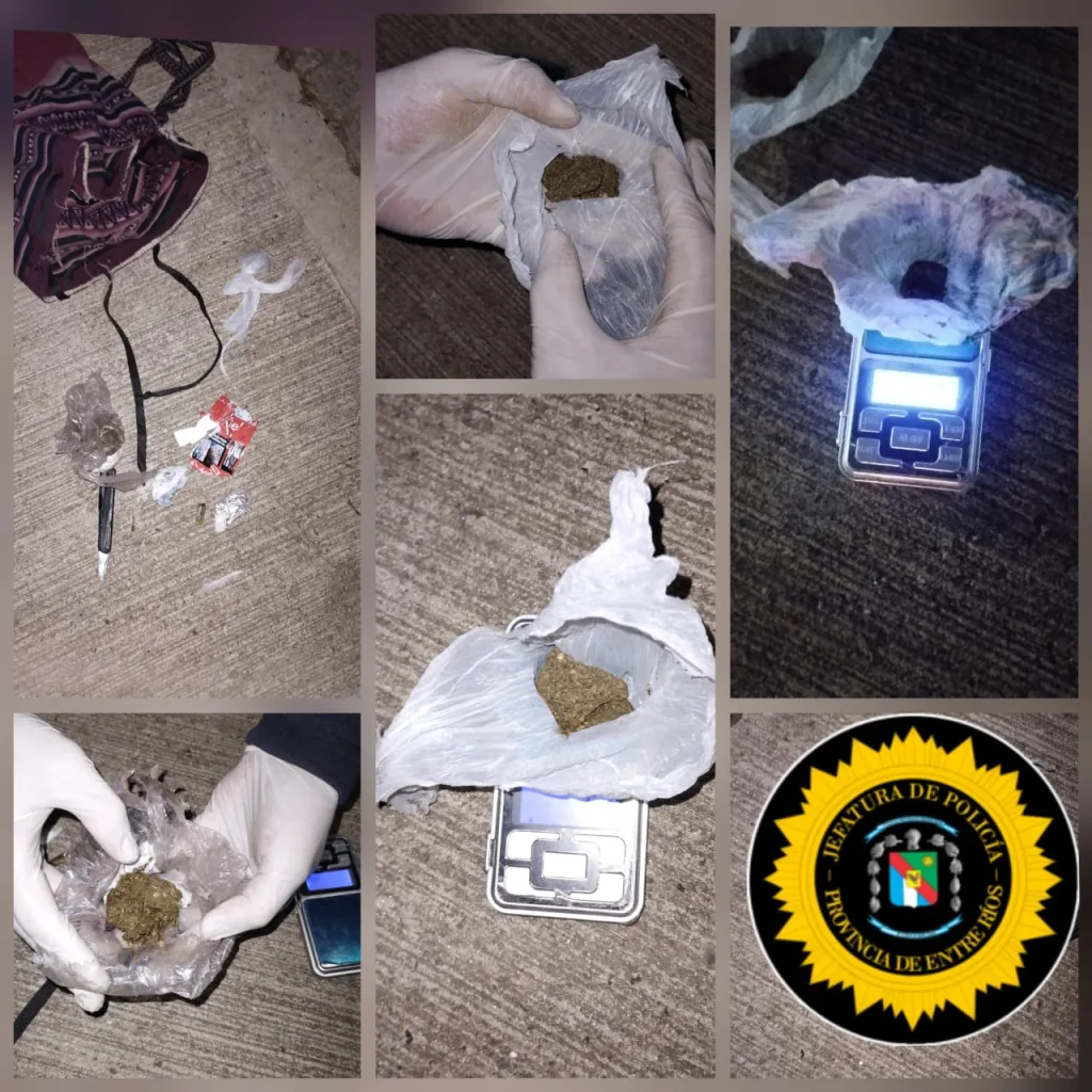 Secuestro de estupefaciente en plaza «Francisco Ramírez»