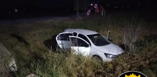 Grave siniestro vial en Ruta Nacional N° 18: dos heridos y una mujer en estado crítico