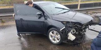 Violento accidente de tránsito en la Ruta Nacional 14, km 253