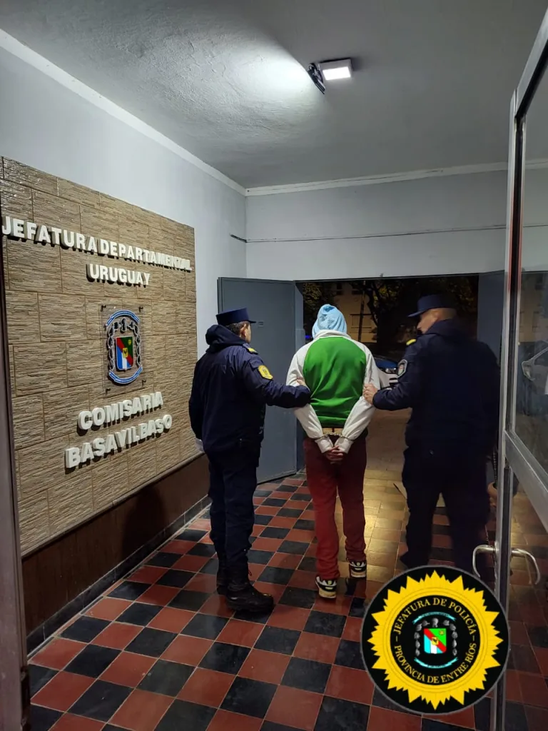 Detienen en Basavilbaso a un hombre con pedido de captura por robo agravado