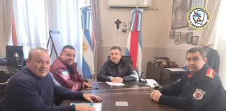 Reunión con el ministro de Seguridad en Paraná: avances clave para el sistema bomberil entrerriano