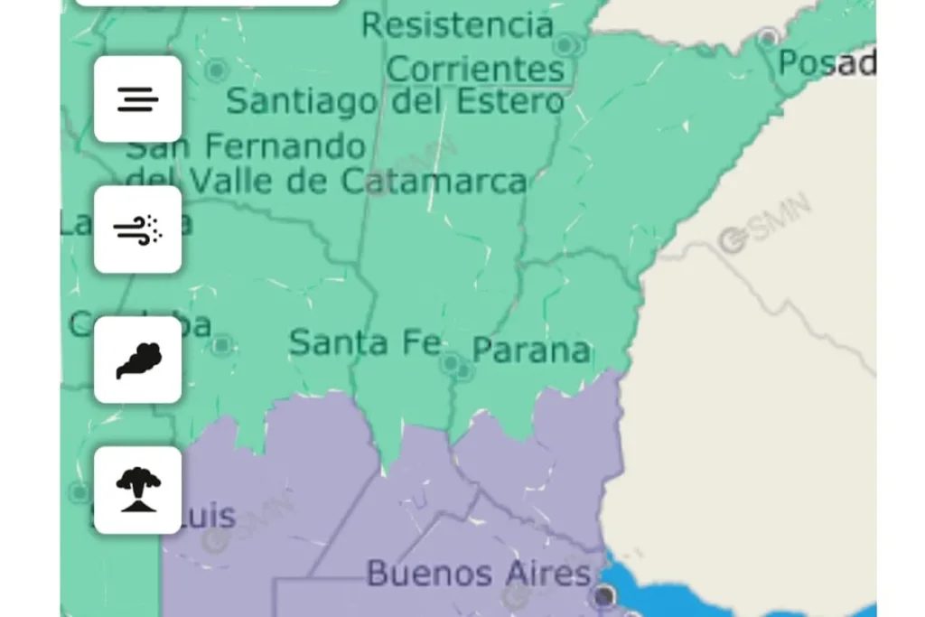 Hay alerta violeta de advertencia por bancos de niebla para este martes