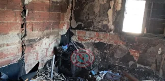 Incendio en una vivienda del barrio Santa Teresita causó importantes daños materiales