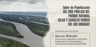 Parque Natural, Islas y Canales Verdes del Río Uruguay: taller sobre el uso público