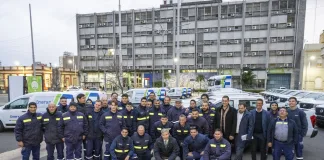 La provincia presentó la nueva flota de vehículos de Enersa con una inversión histórica