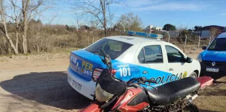 Recuperan moto robada en un operativo policial