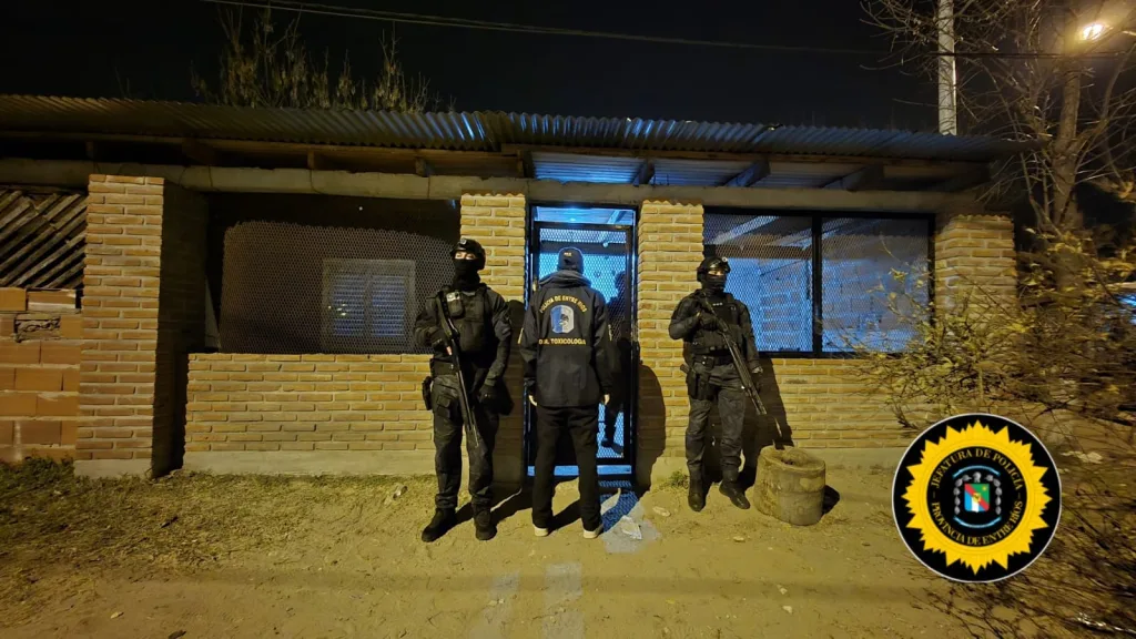 Narcomenudeo en Concordia: dos mujeres detenidas en un operativo nocturno