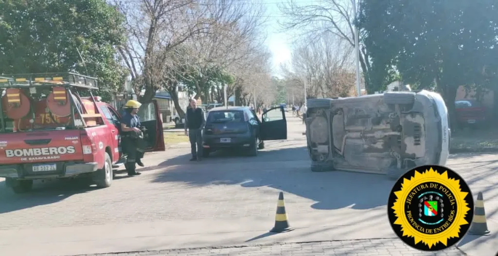 Siniestro vial en Basavilbaso: una mujer resultó con lesiones leves