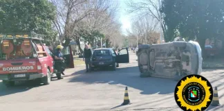 Siniestro vial en Basavilbaso: una mujer resultó con lesiones leves