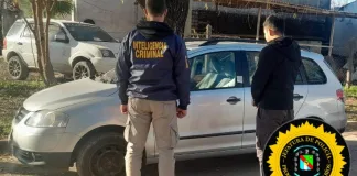 Rápida acción policial permite recuperar vehículo robado en Basavilbaso