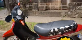 Rápida acción policial permite recuperar moto robada en plena madrugada