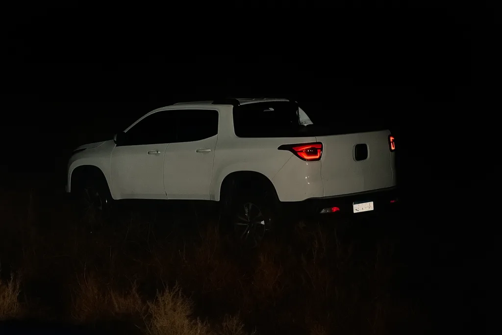 Despiste en Ruta 12: una camioneta terminó en la banquina