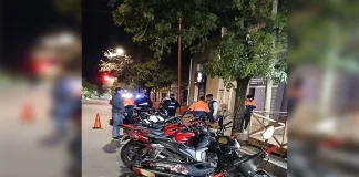 Megaoperativo en Concepción del Uruguay: Retienen 11 motos y labran 27 actas en solo tres horas