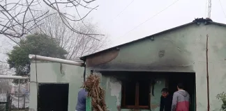 Herrera: Incendio en una vivienda – una mujer de 75 años fue asistida por una crisis nerviosa