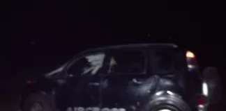 Vuelco en Ruta 39: un conductor perdió el control tras ser encandilado por un camión