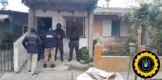 Allanamientos simultáneos en Federación, Gualeguaychú y Nogoyá