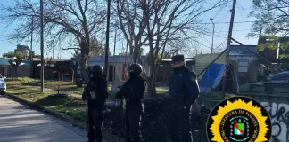Operativo policial en barrio 30 de octubre: detienen a un hombre por abuso de armas y amenazas