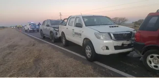 Grave accidente en Ruta 131: un motociclista resultó con lesiones de consideración