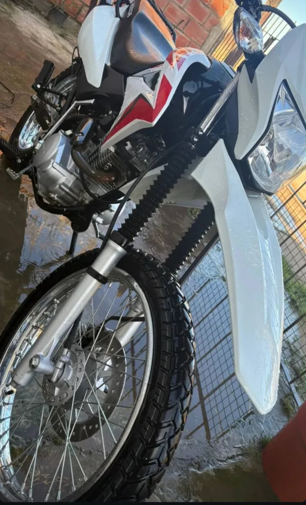 Un descuido, una oportunidad para los delincuentes y una moto robada