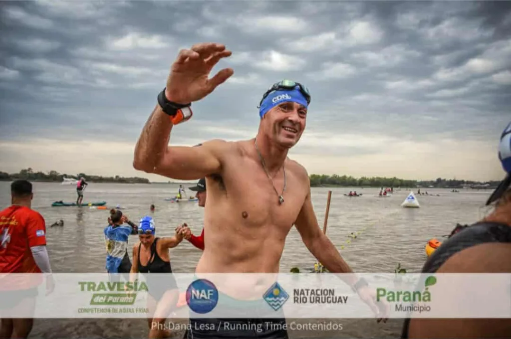 El Uruguayense Pablo Muntes brilló en la Travesía del Paraná