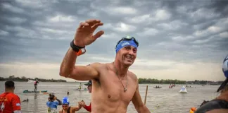 El Uruguayense Pablo Muntes brilló en la Travesía del Paraná