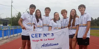 Atletas del Centro de Educación Física de Concepción del Uruguay se destacaron en Misiones CEF la NASA
