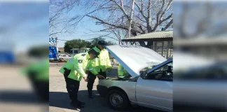 Secuestro vehicular en Control Vial de Bella Vista