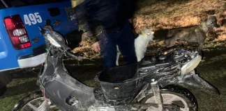 La Policía recuperó una motocicleta robada tras una persecución en el Barrio 100 Viviendas