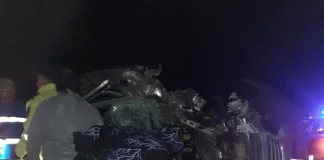 Grave choque frontal en la Autovía 14 deja heridos y una persona atrapada