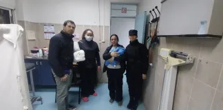 La Policía Federal Argentina salvó la vida de una bebé recién nacida en la Provincia de Entre Ríos