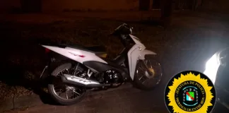 Secuestran motocicleta abandonada en Basavilbaso